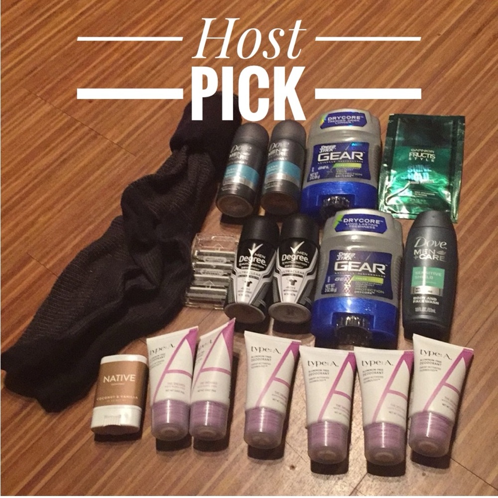 22-piece BOGO men’s toiletries